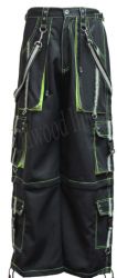 Gothic Black Green Pant